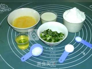 葱香咸司康的做法步骤：1