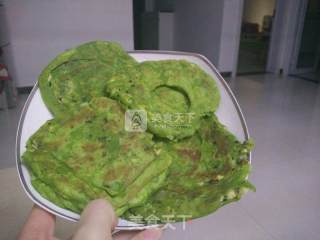 绿色千层馅饼的做法步骤：10
