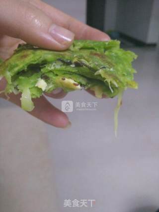 绿色千层馅饼的做法步骤：11