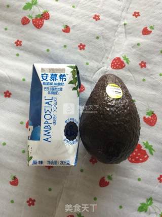 酸奶牛油果的做法步骤：1