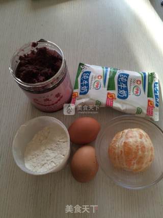 橙丁玫瑰松饼的做法步骤：1
