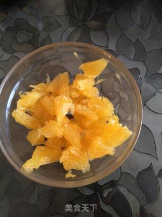 橙丁玫瑰松饼的做法步骤：2