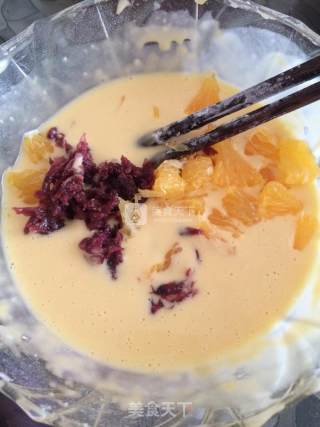 橙丁玫瑰松饼的做法步骤：5