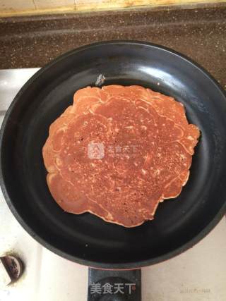 橙丁玫瑰松饼的做法步骤：7
