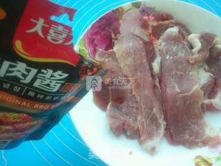 香煎梅花肉的做法步骤：3