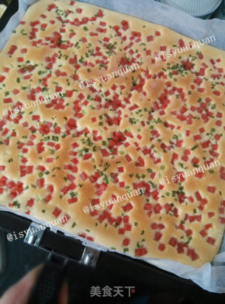 葱花火腿蛋糕卷的做法步骤：10