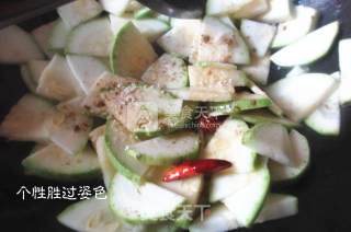 清炒笋瓜的做法步骤：4