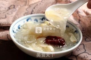 银耳莲子皂角米的做法步骤：7