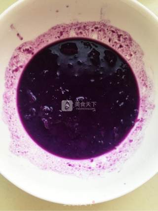 枣泥紫薯米花饼的做法步骤：2
