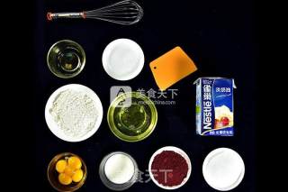 德普烤箱食谱——红丝绒漩涡蛋糕的做法步骤：1