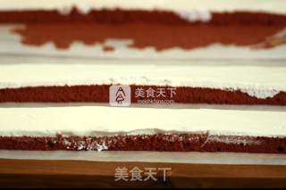 德普烤箱食谱——红丝绒漩涡蛋糕的做法步骤：11