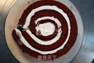 德普烤箱食谱——红丝绒漩涡蛋糕的做法步骤：12