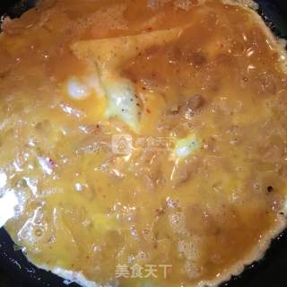 萝卜干煎蛋的做法步骤：4