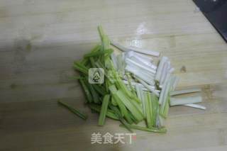 蒜苗豆腐的做法步骤：8
