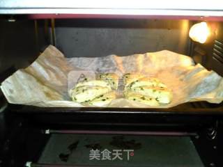 酵母版葱香咸司康的做法步骤：16