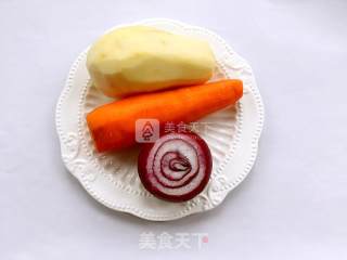 咖喱土豆鸡肉的做法步骤：1