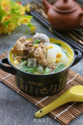 萝卜黄豆棒骨汤的做法步骤：11