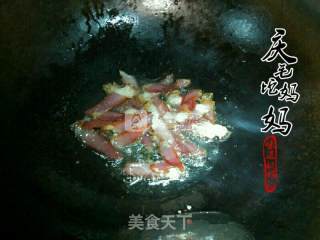 冬笋炒腊肉的做法步骤：7
