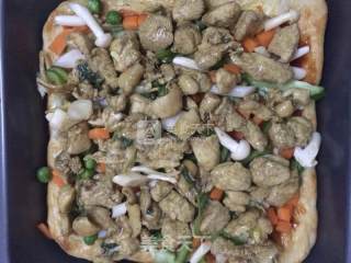 鸡肉披萨的做法步骤：7