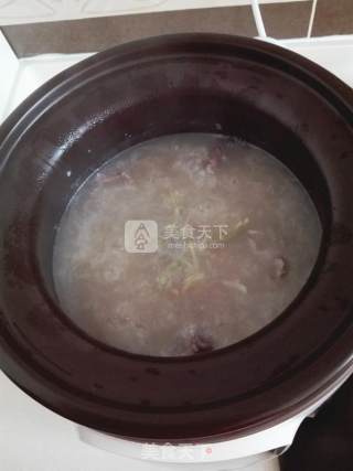 牛肉粥的做法步骤：7