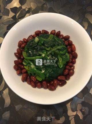 姜汁菠菜的做法步骤：5