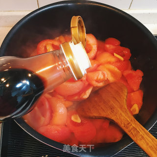 西红柿面条汤的做法步骤：7