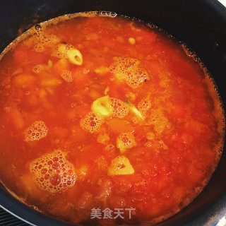 西红柿面条汤的做法步骤：9