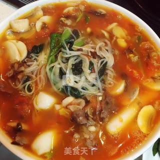 西红柿面条汤的做法步骤：17