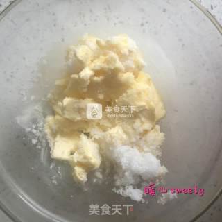 蔓越梅花生饼干的做法步骤：2