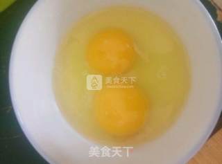大葱炒蛋的做法步骤：2