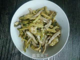 榨菜肉丝面的做法步骤：6