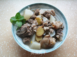 羊肉炖萝卜的做法步骤：8