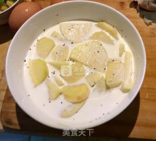 私家炒饭配奶油土豆泥的做法步骤：3