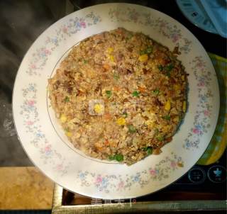 私家炒饭配奶油土豆泥的做法步骤：12