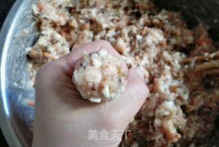 香菇肉丸的做法步骤：10