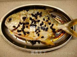 豉汁蒸金仓鱼的做法步骤：3