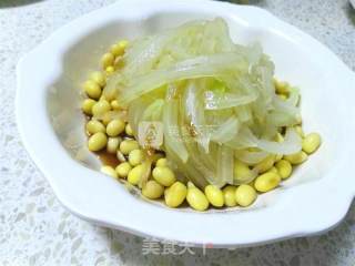 冬季白菜这样吃—黄豆白菜帮的做法步骤：4