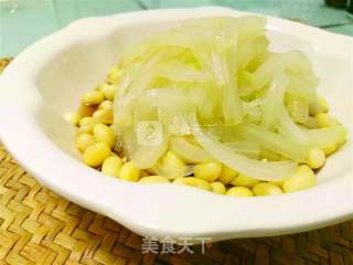 冬季白菜这样吃—黄豆白菜帮的做法步骤：5