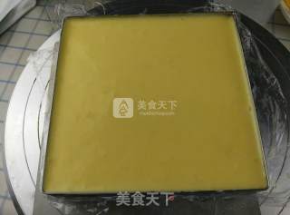 百香果慕斯蛋糕的做法步骤：7