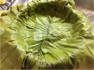 荷叶蒸子鸡的做法步骤：4