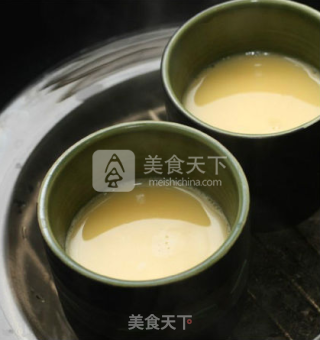 帝王蟹腿茶碗蒸的做法步骤：5