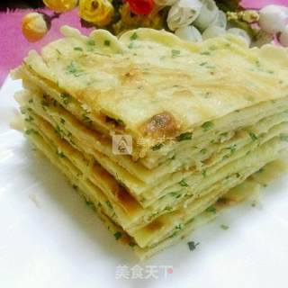 葱香鸡蛋饼的做法步骤：6