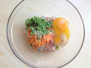 鲜虾小肉饼的做法步骤：5