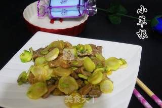 家常耳菜炒肉的做法步骤：9