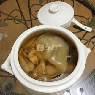 清肺镇咳海底椰响螺片花胶汤的做法步骤：4
