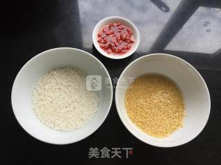 南瓜山药二米粥的做法步骤：2