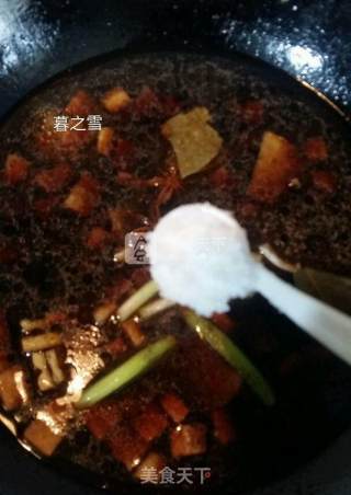 蜜汁五香干的做法步骤：6