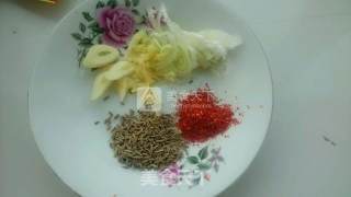 孜然羊肉的做法步骤：2