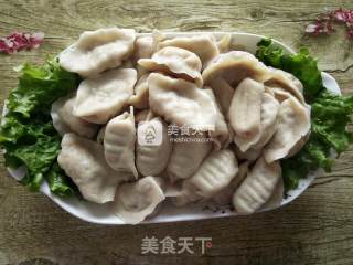 全麦面猪肉萝卜馅饺子的做法步骤：12