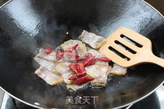 莴笋炒腊肉的做法步骤：4